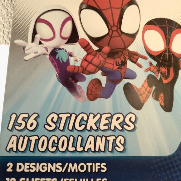 Marvel Spidey Amazing Friends Stickers Set For Kids 156 Stickers 2 Designs 12 S - Picture 5 of 5